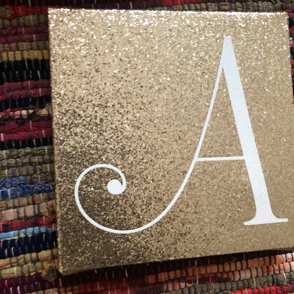 Glitter letter A - Picture 1 of 4